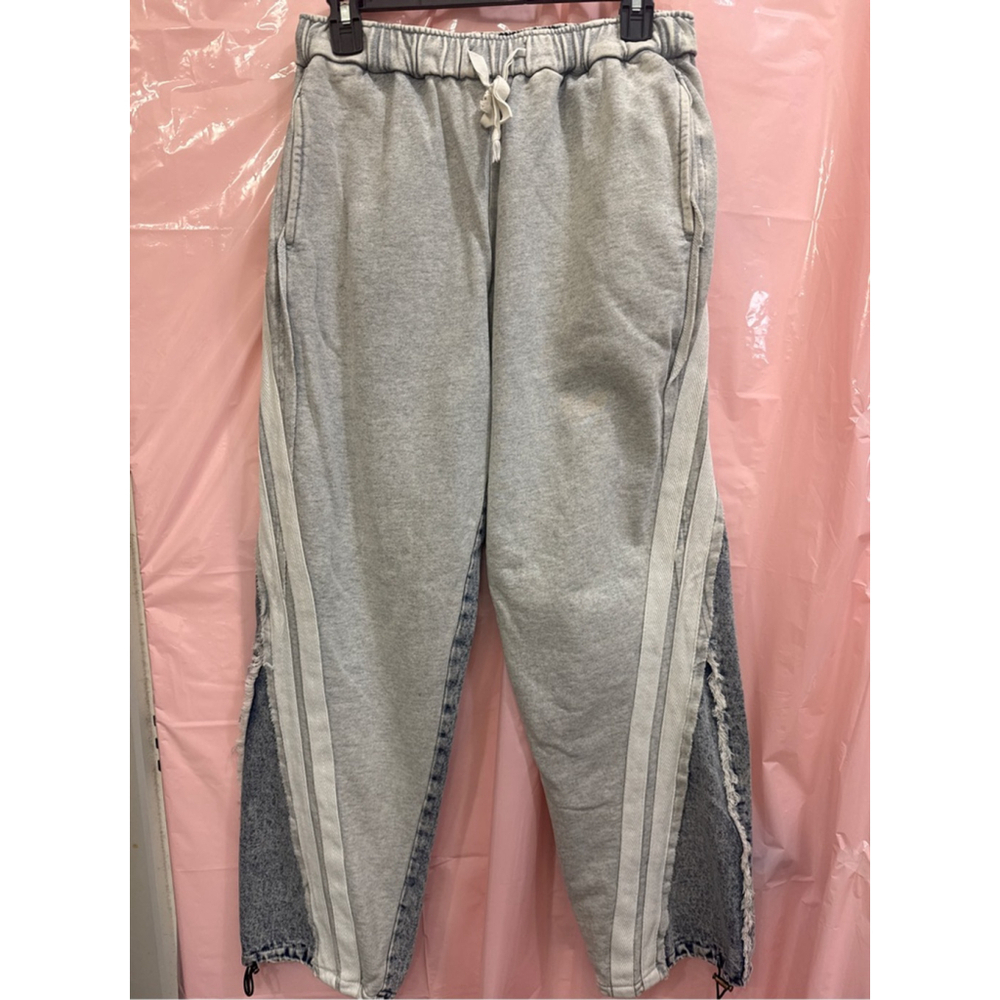 Women's OH JEANS Gray and Blue Acid Wash, Size S